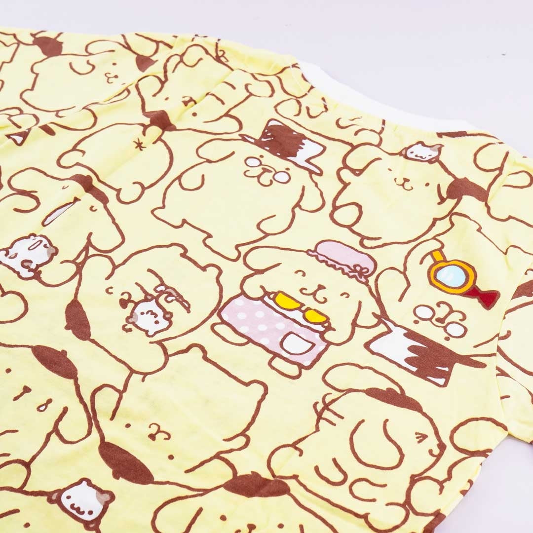 Pompompurin Pattern T-shirt