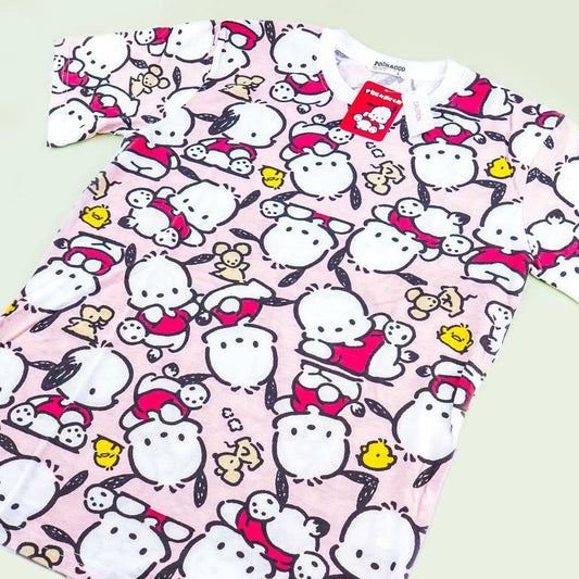 Pochacco Pattern T-shirt