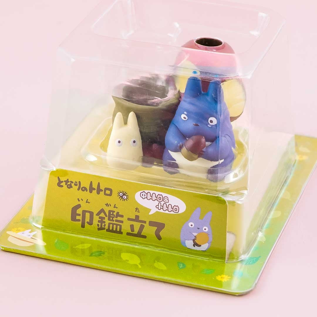 My Neighbor Totoro Pen Holder Figurine - Chu-Totoro & Chibi-Totoro