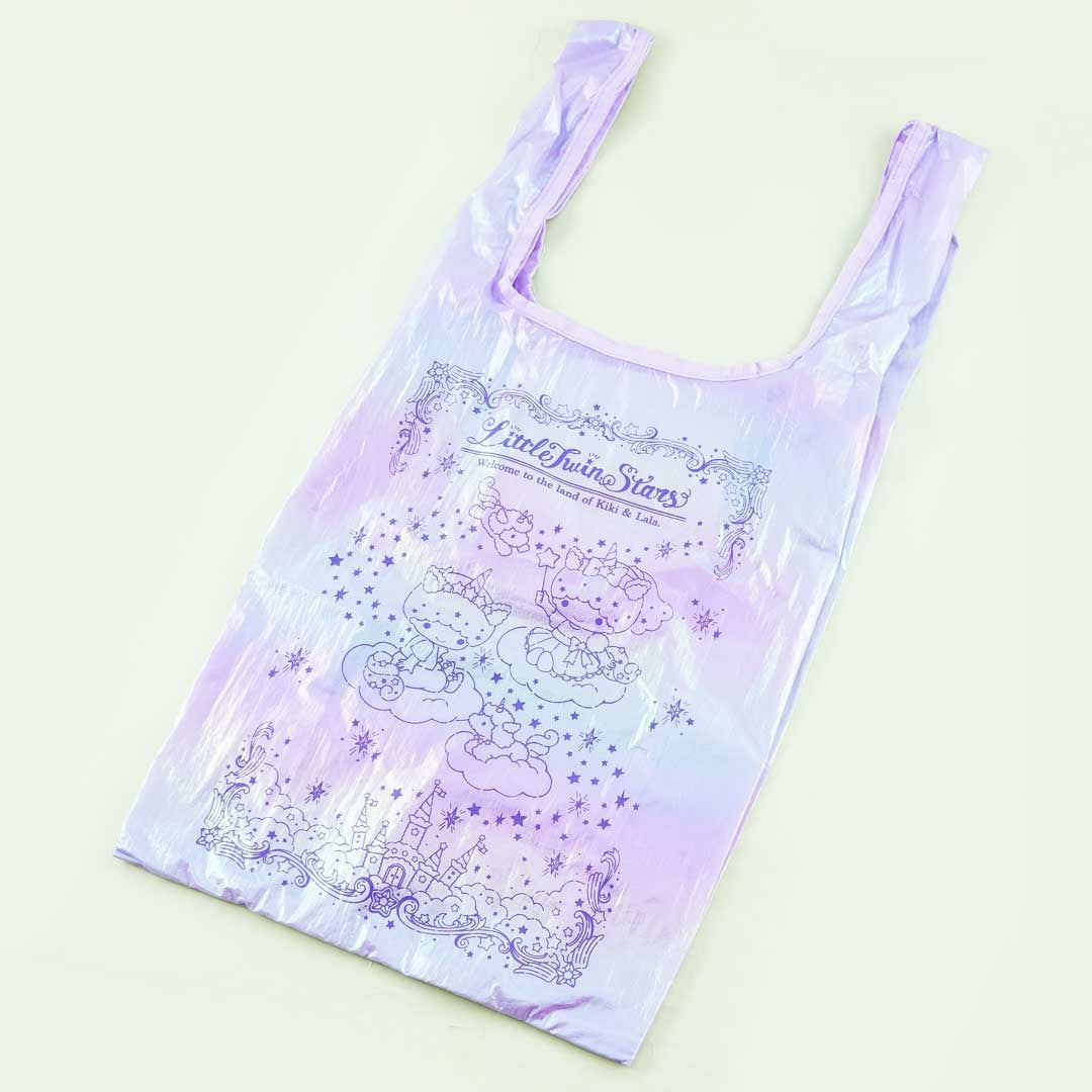 Little Twin Stars Aurora Unicorn Shiny Eco Bag