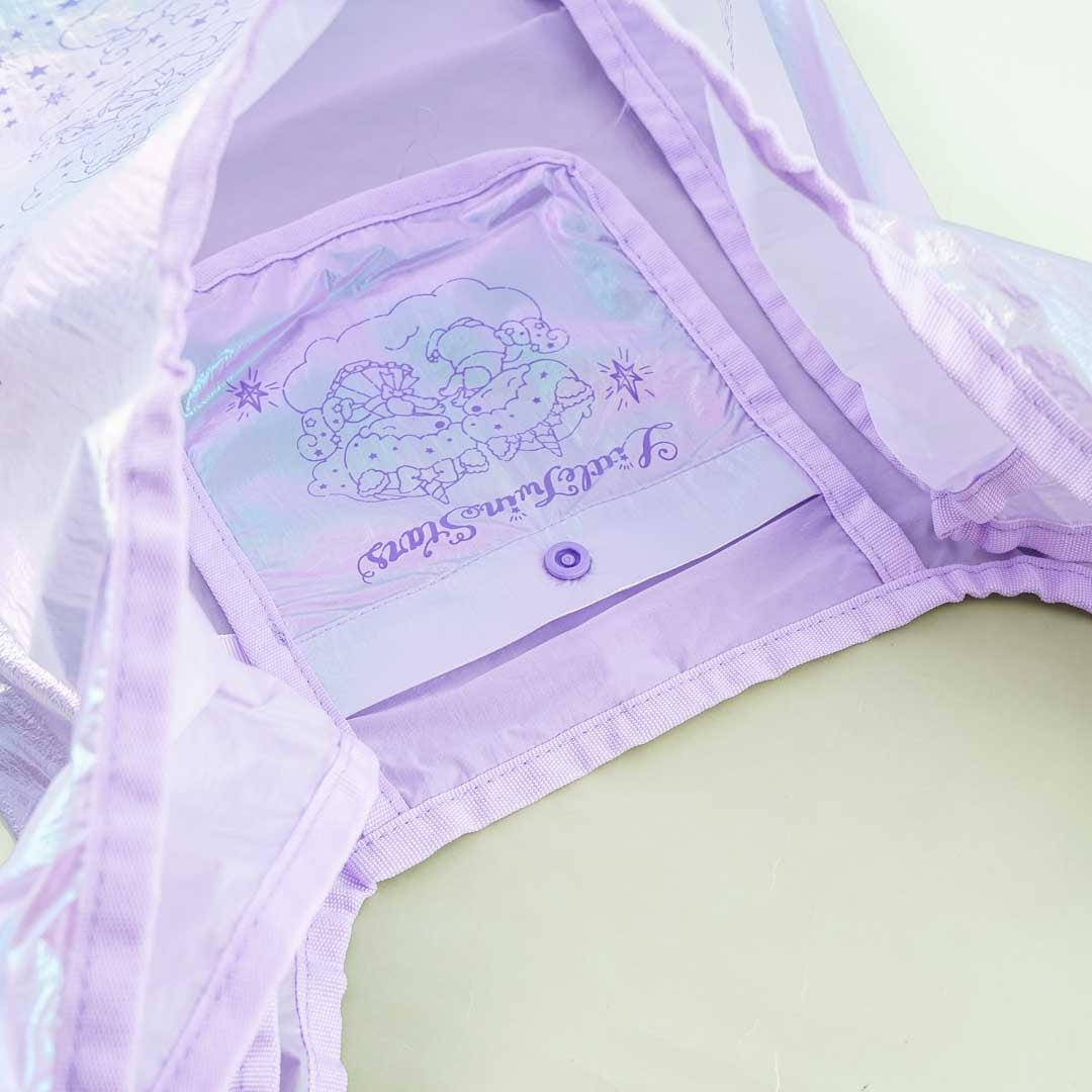 Little Twin Stars Aurora Unicorn Shiny Eco Bag