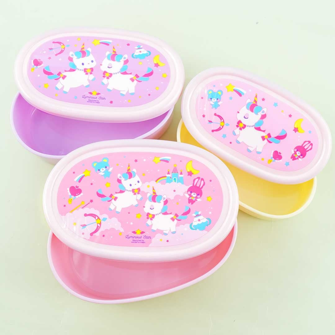 Rainbow Unicorn Bento Box Set