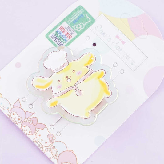 Sanrio Characters Hair Clip - Pompompurin