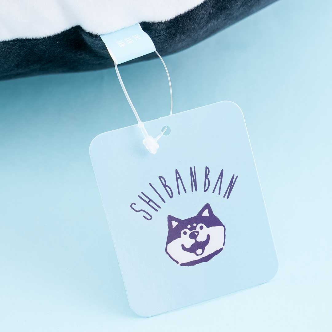 Shibanban Black Shiba Plushie Cushion - Big