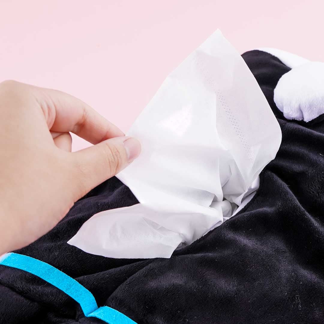 Shibanban Black Shiba Fluffy Tissue Box Cover