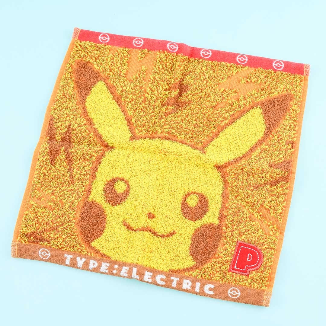 Pokémon Pikachu Happy Face Mini Towel