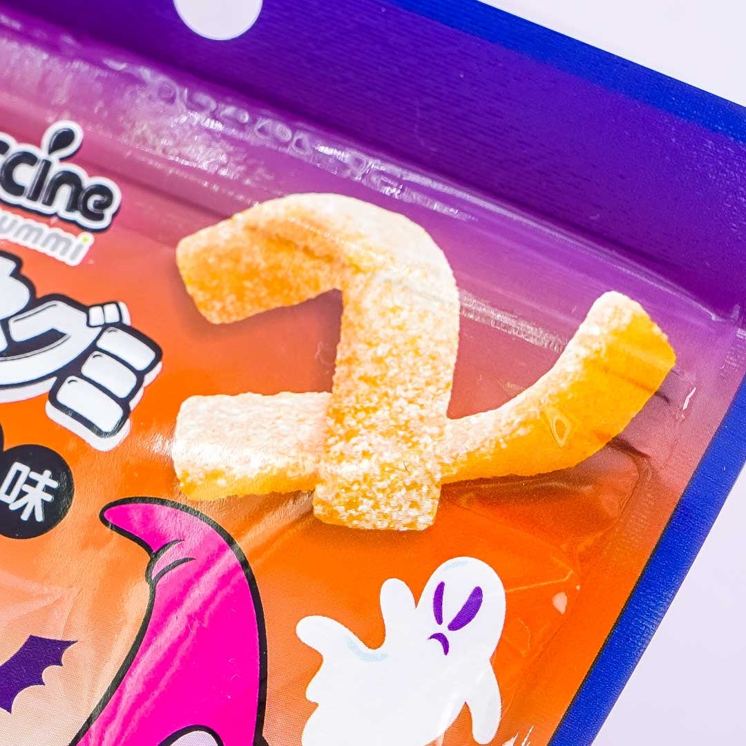 Bourbon Fettuccine Micky Halloween Gummy - Orange