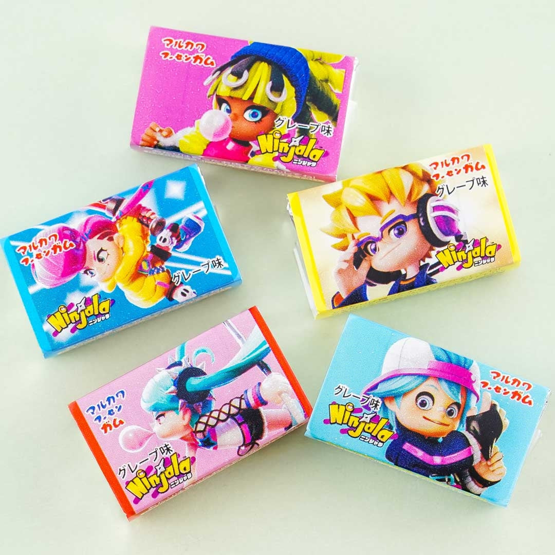 Ninjala Chewing Gum Set - 5pcs