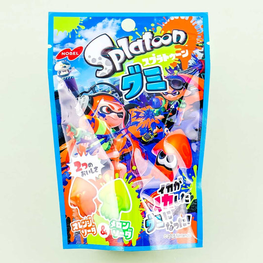 Nobel Splatoon Gummies - Orange Soda & Melon Soda