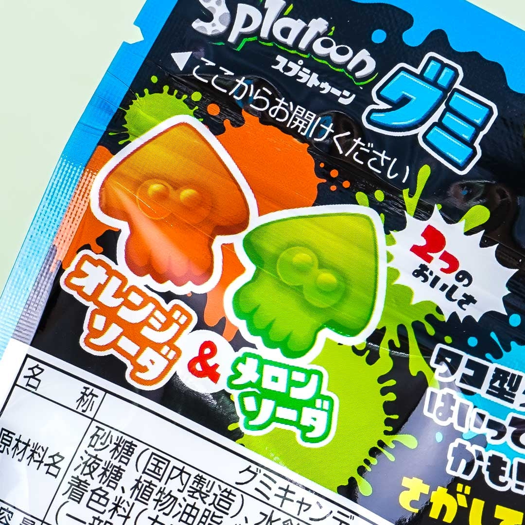 Nobel Splatoon Gummies - Orange Soda & Melon Soda