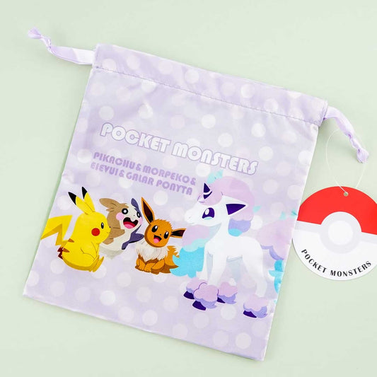 Pokemon Happy Friends Drawstring Pouch