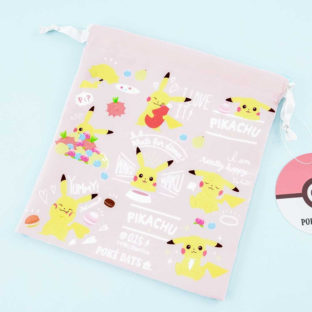 Pokémon Hey! Pikachu! Poké Days Drawstring Pouch