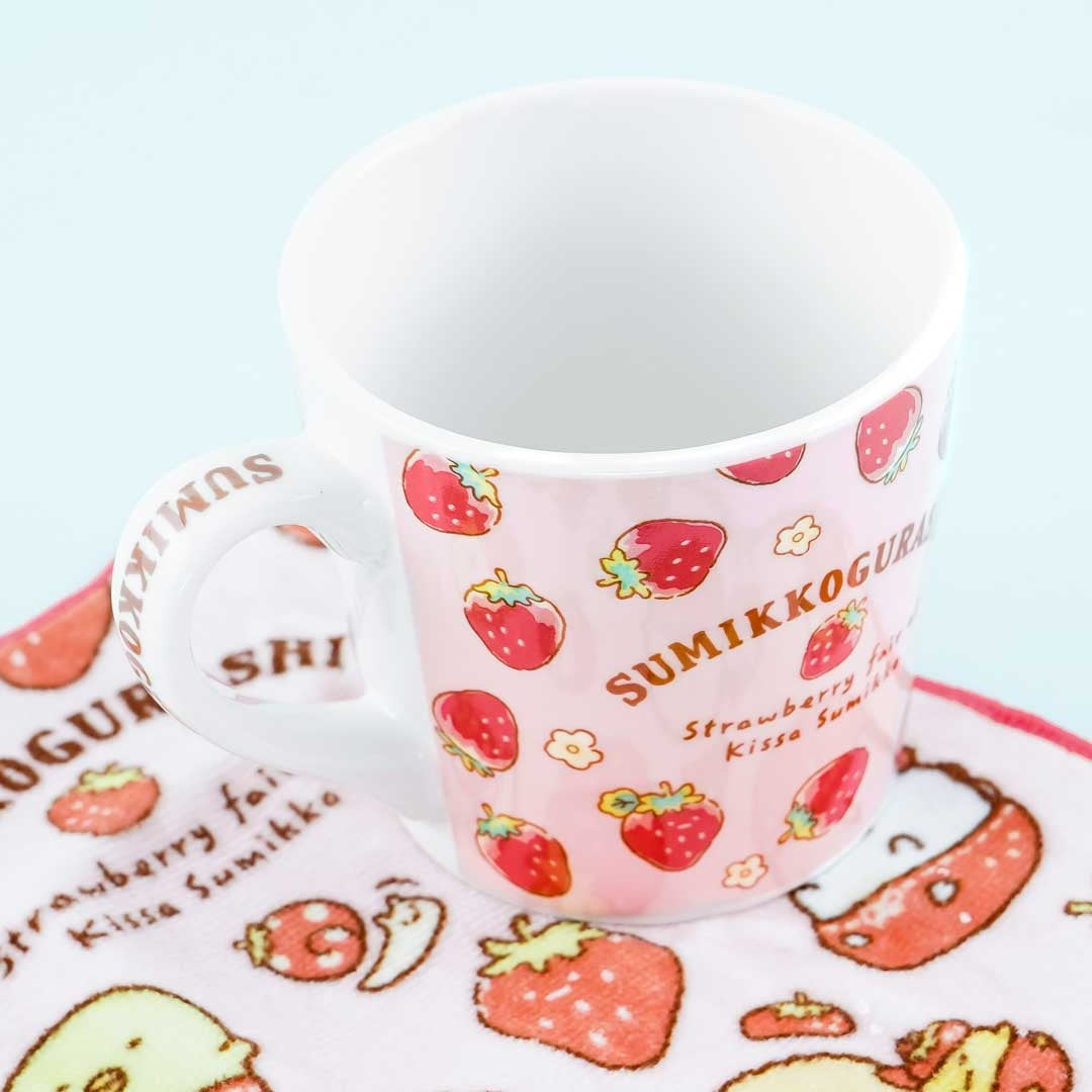 Sumikko Gurashi Strawberry Fair Mug & Towel Set