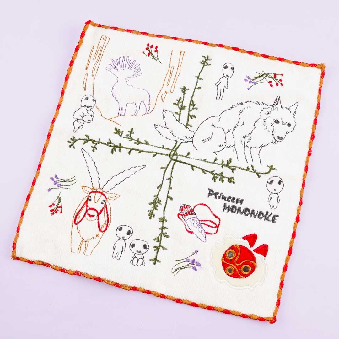 Princess Mononoke Animal Spirits Hand Towel