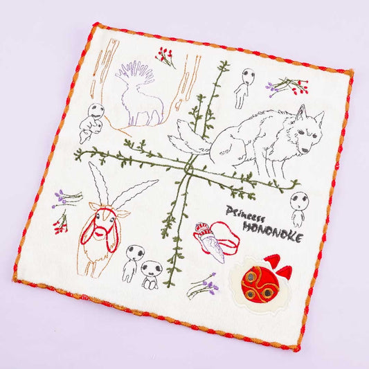 Princess Mononoke Animal Spirits Hand Towel