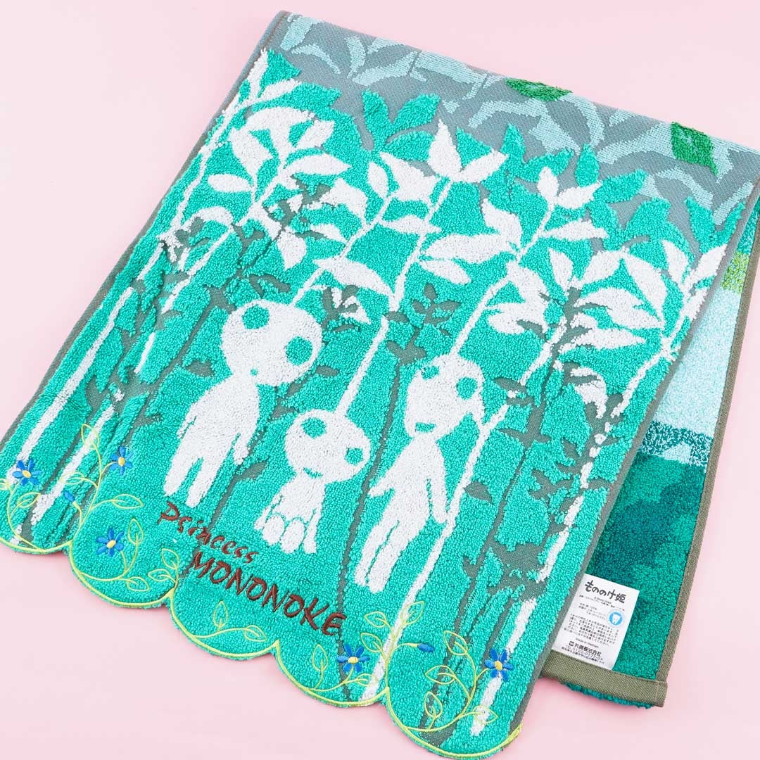 Princess Mononoke Kodama Bath Towel