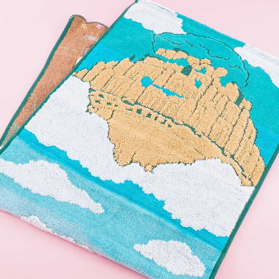 Castle In The Sky Forest Bath Towel