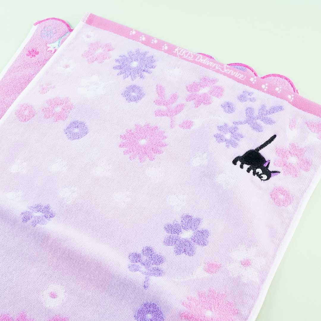 Kiki’s Delivery Service Jiji Floral Fantasy Bath Towel