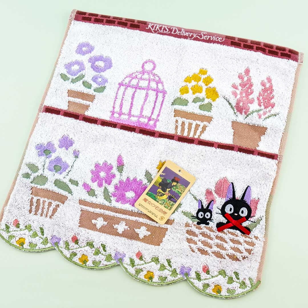 Kiki's Delivery Service Flowery Jiji Hand Towel