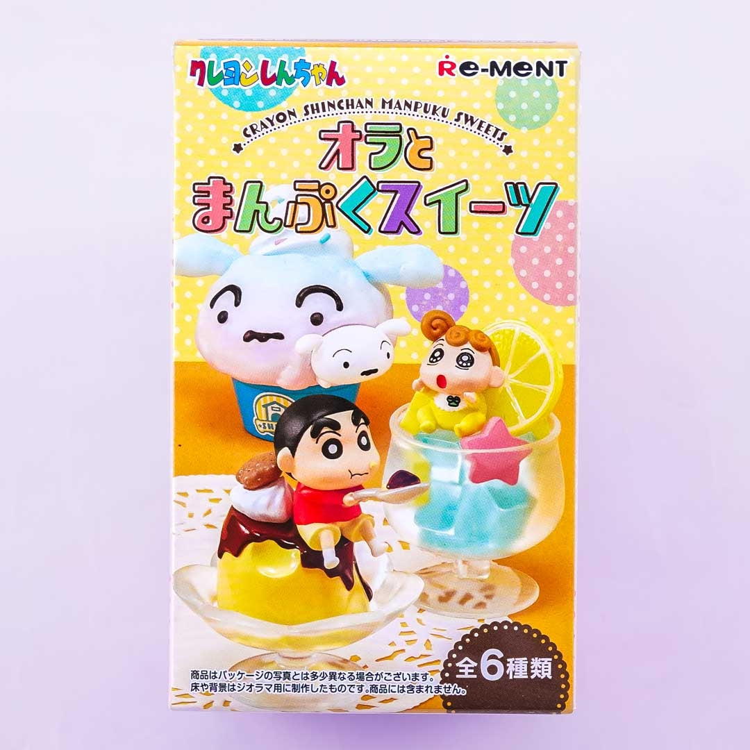 Re-Ment Crayon Shin-Chan Manpuku Sweets