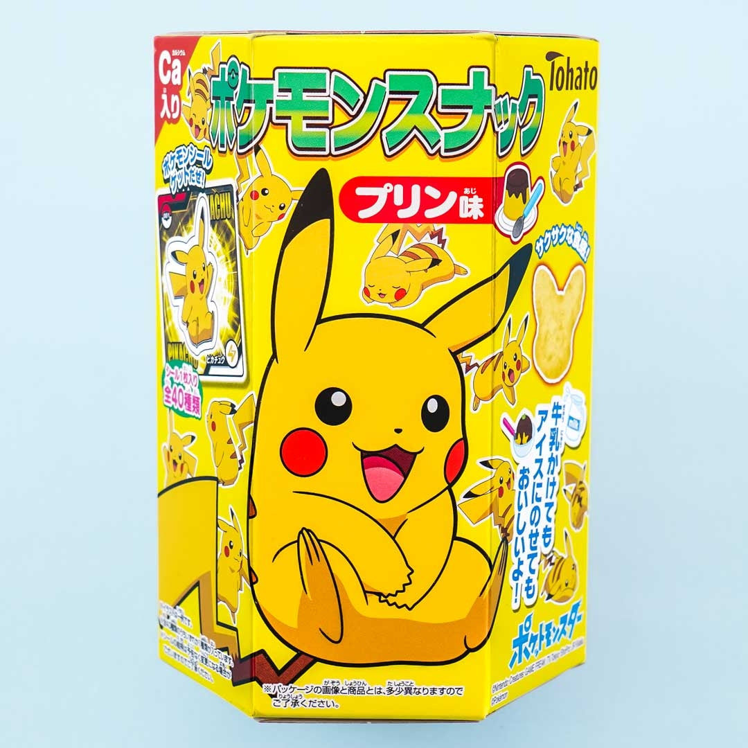 Pokemon Corn Puff Snacks - Pudding