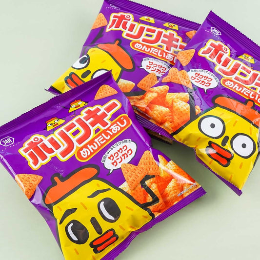 Koikeya Polinky Corn Puffs - Mentai