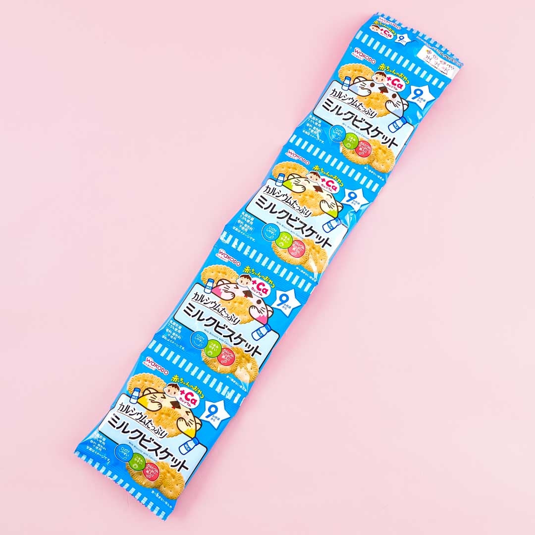 Wakodo Baby +Ca Milk Biscuit Mini Pack - 4 pcs