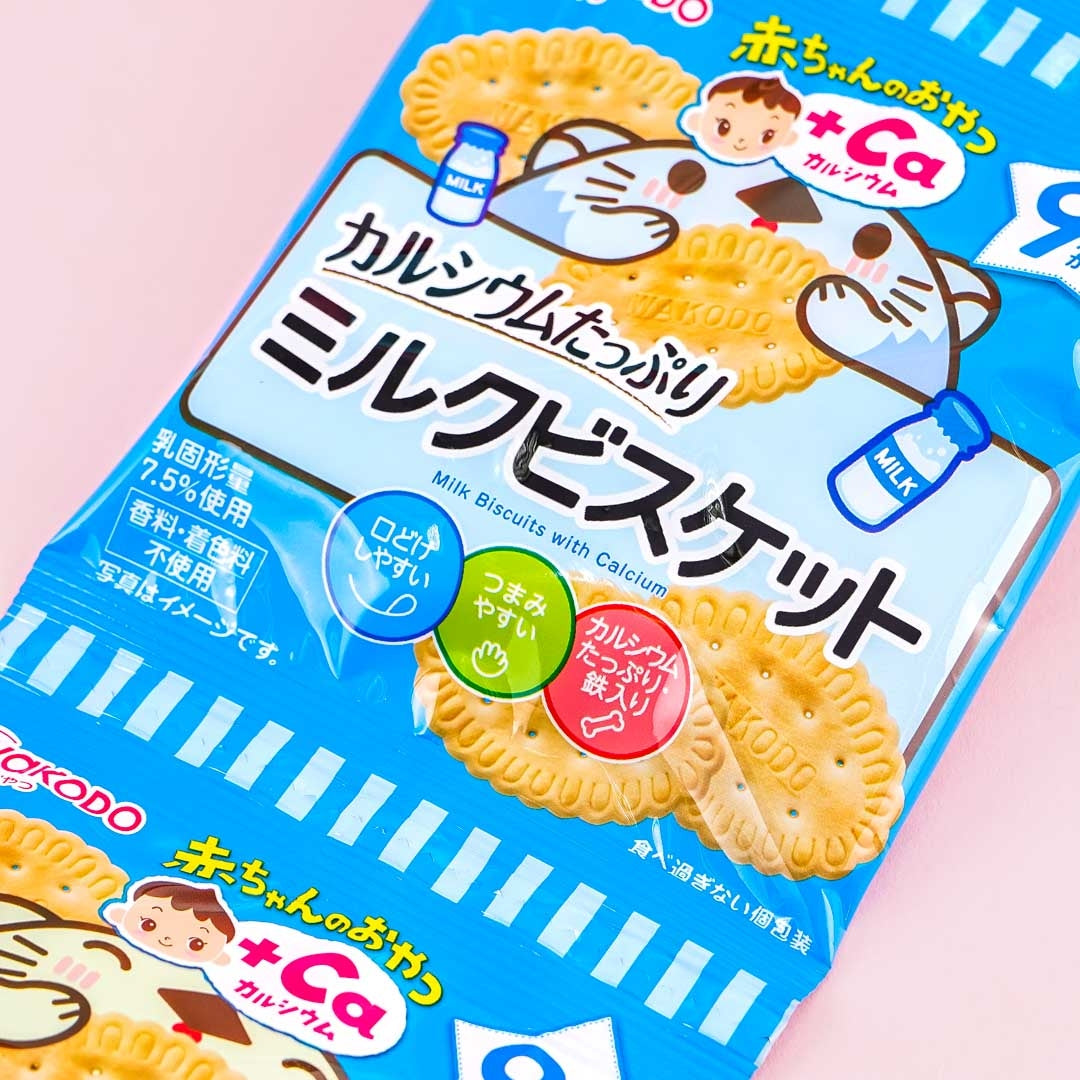 Wakodo Baby +Ca Milk Biscuit Mini Pack - 4 pcs