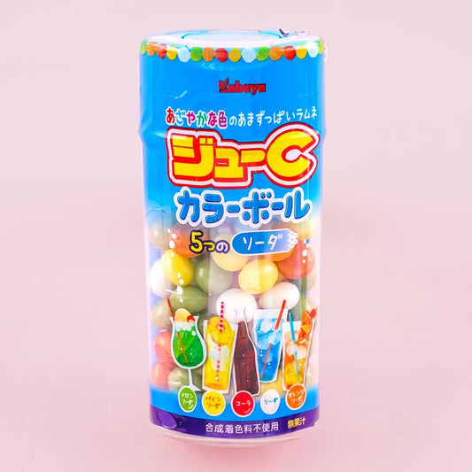Kabaya Ju C Color Ball Soda Ramune Candy