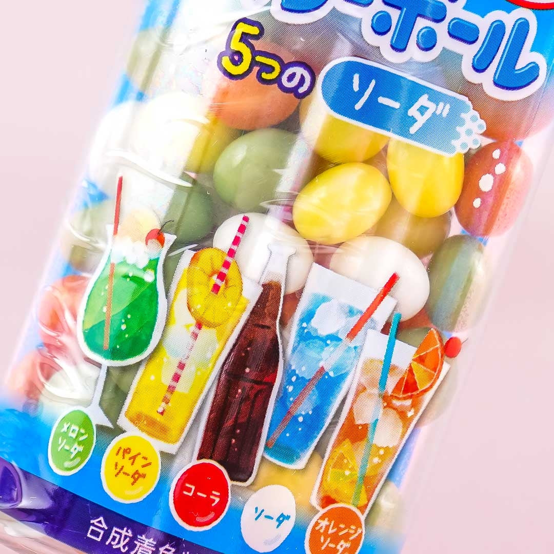 Kabaya Ju C Color Ball Soda Ramune Candy