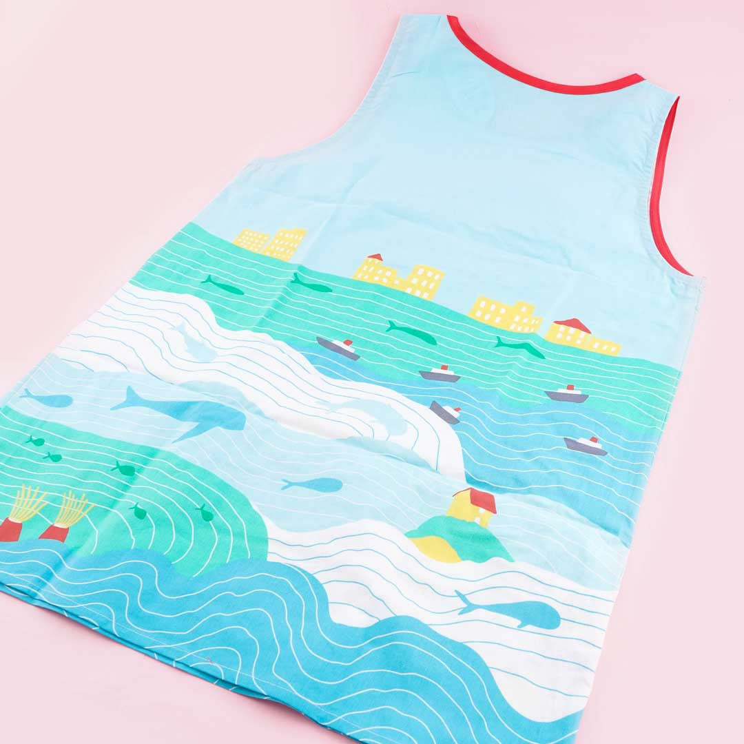 Ponyo on the Cliff by the Sea Apron