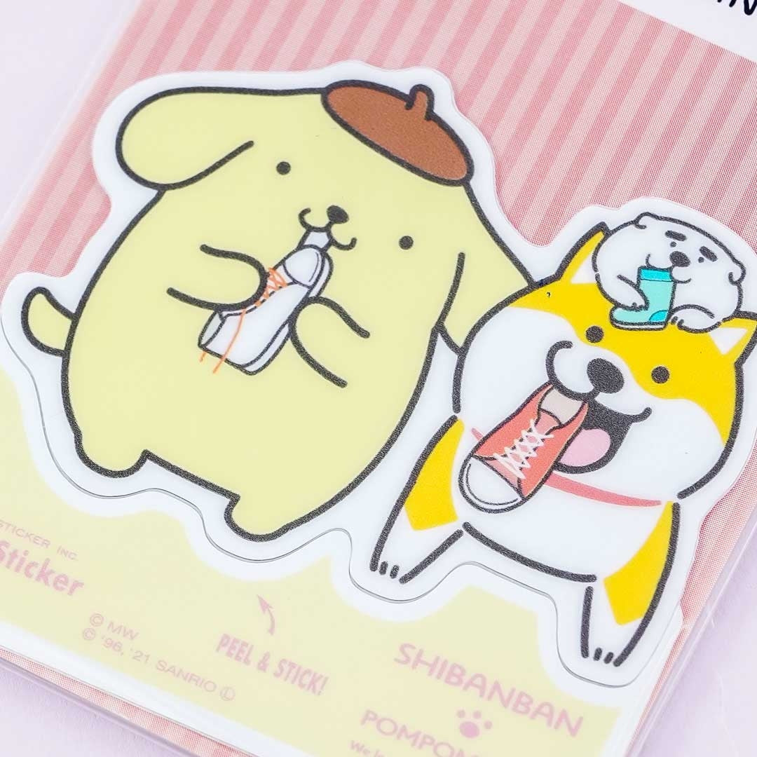 Pompompurin x Shibanban Sneaker Sticker