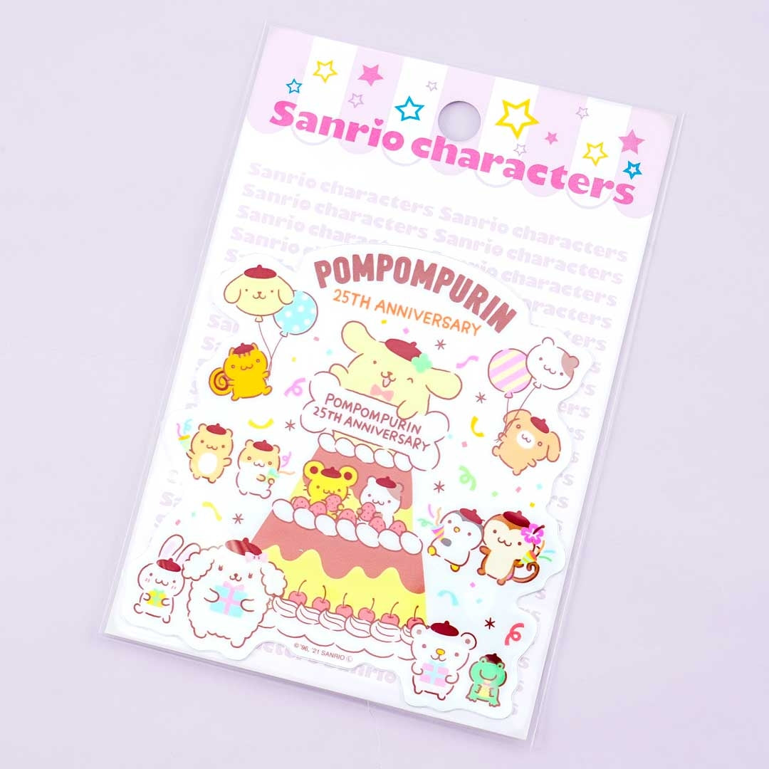 Pompompurin 25th Anniversary Celebration Vinyl Sticker