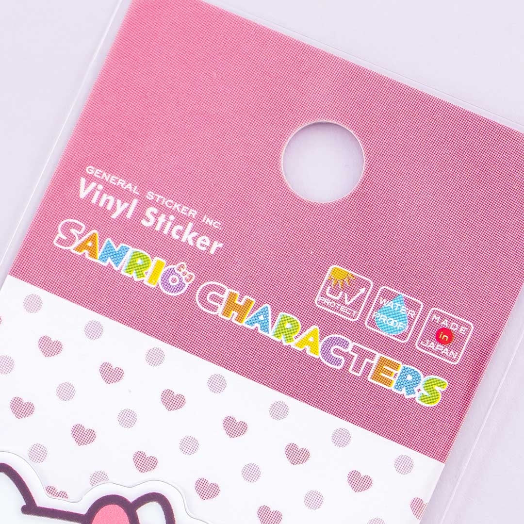 Sanrio Characters Vinyl Sticker - Hello Kitty & Tiny Chum