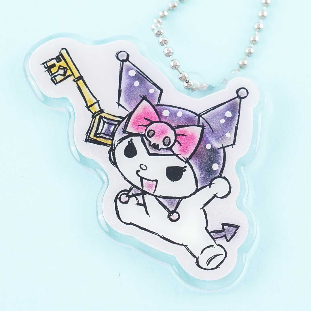 Kuromi Acrylic Charm - Melody Key