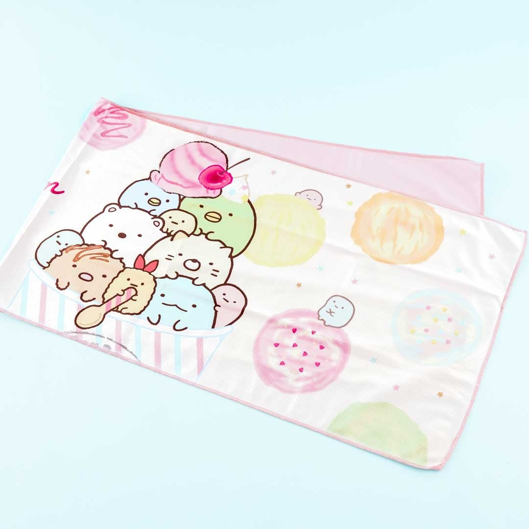Sumikko Gurashi Ice Cream Cool Muffler Towel