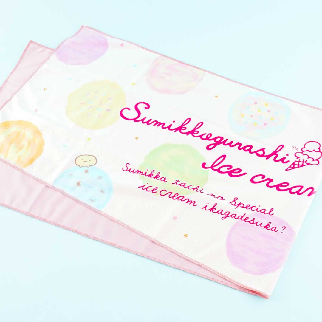 Sumikko Gurashi Ice Cream Cool Muffler Towel
