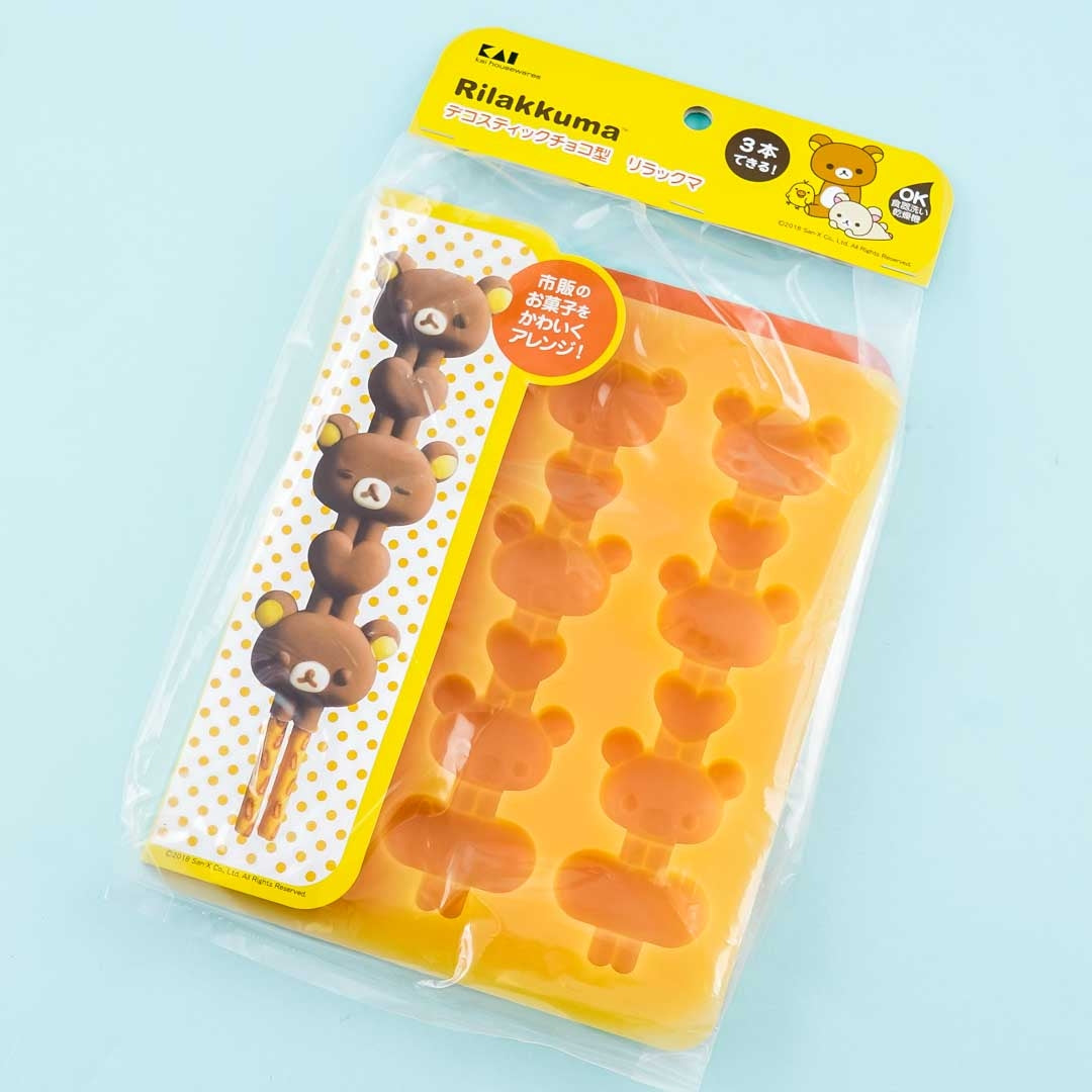 Rilakkuma Choco Biscuit Stick Deco Mold Tray