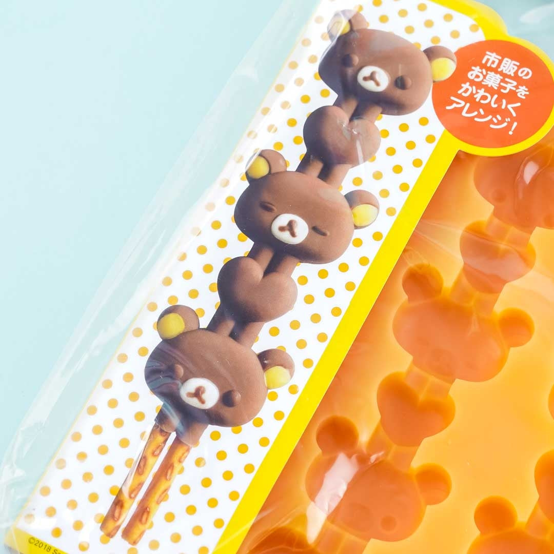 Rilakkuma Choco Biscuit Stick Deco Mold Tray