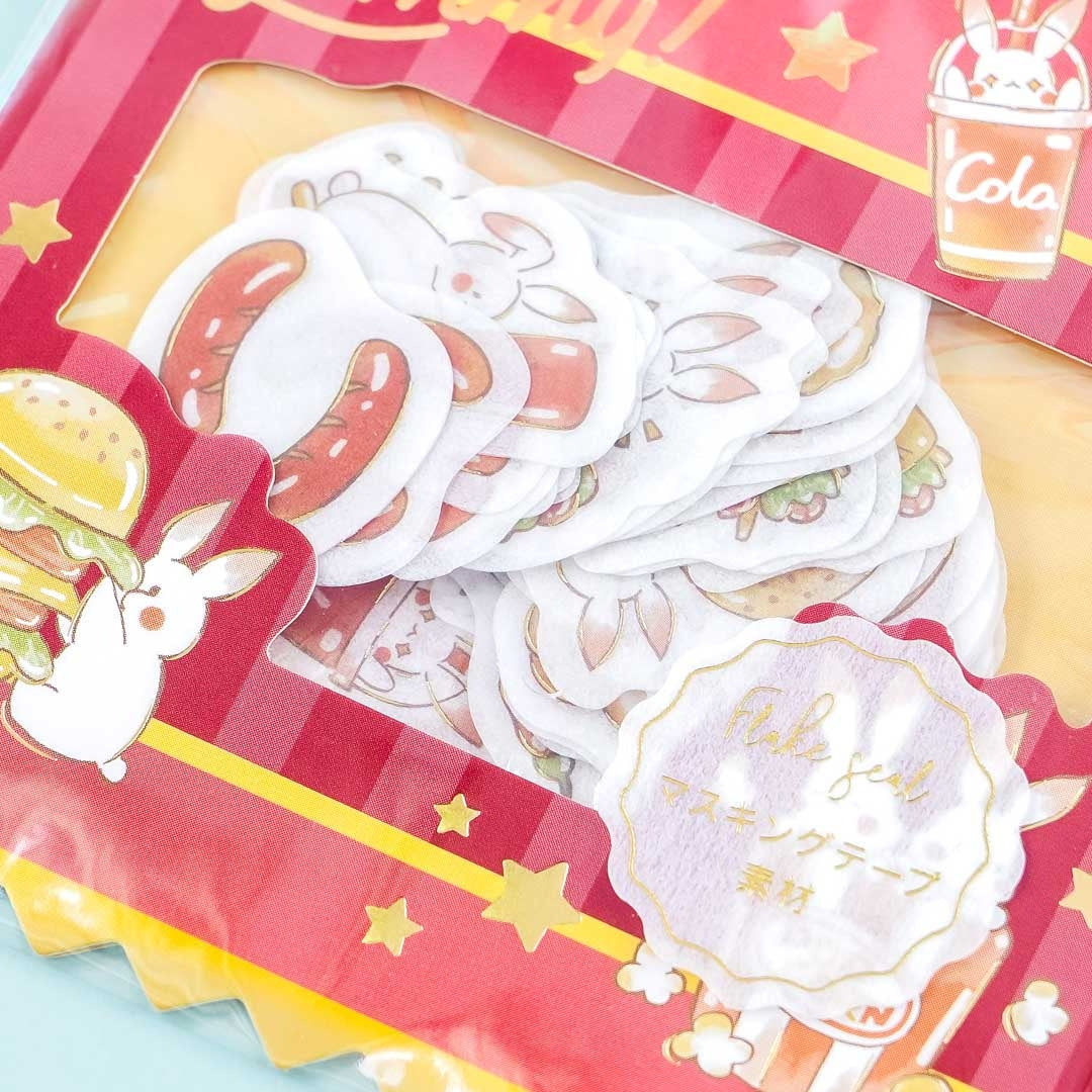 BGM Flake Sticker - So Yummy Hungry Bunny