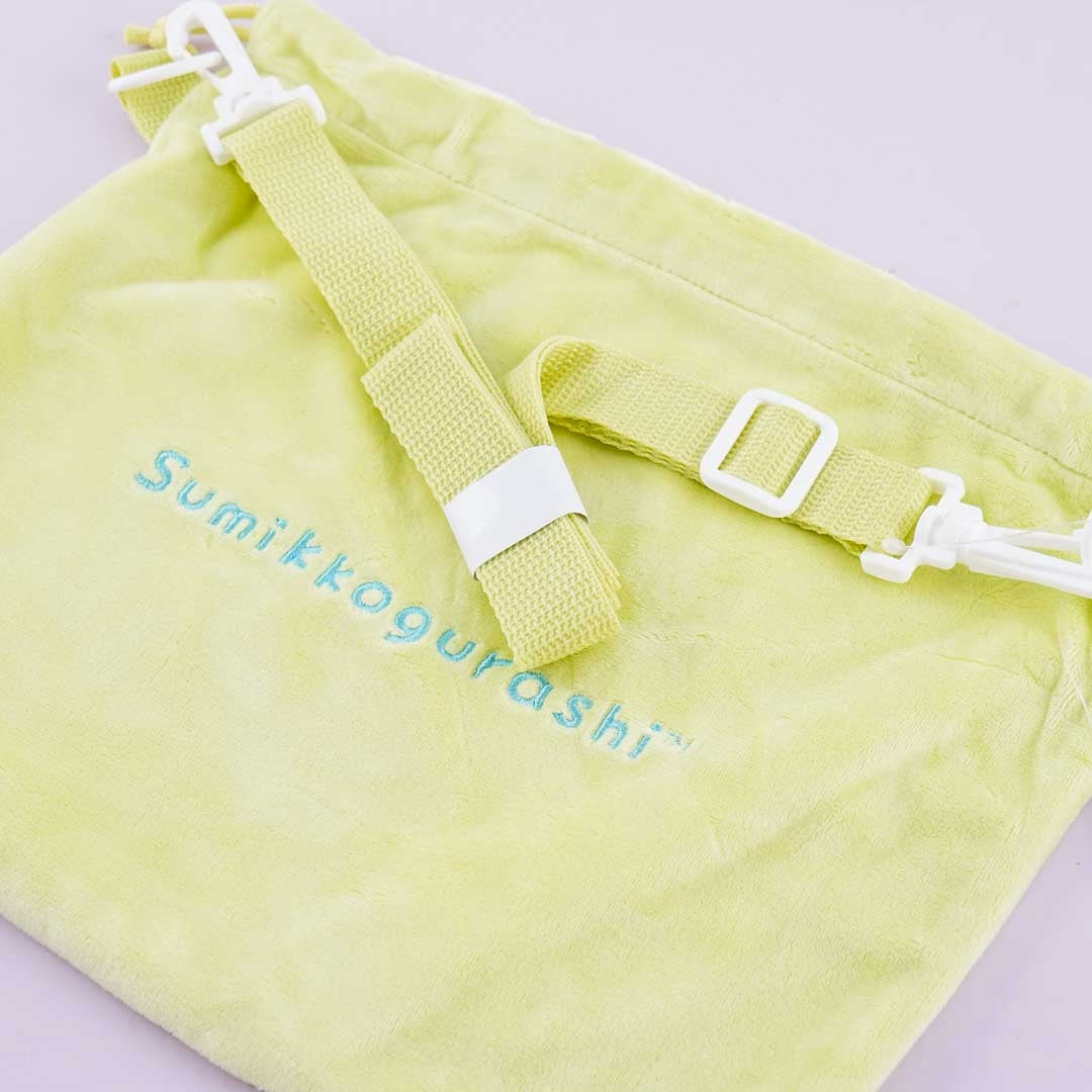 Sumikko Gurashi Fluffy Drawstring Pouch - Penguin?
