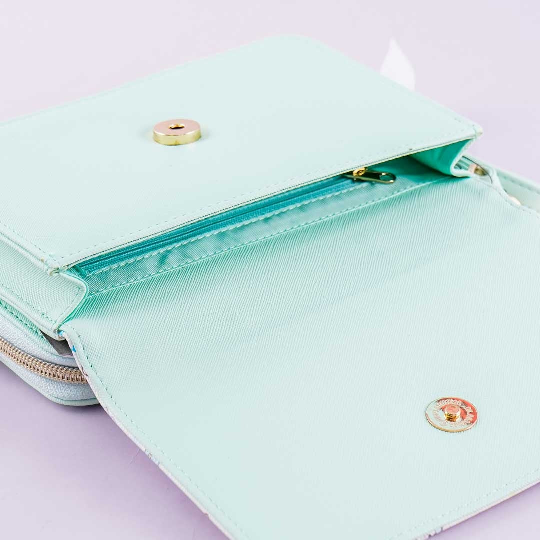 Sumikko Gurashi Sea Fantasy Mint Wallet Sling Bag