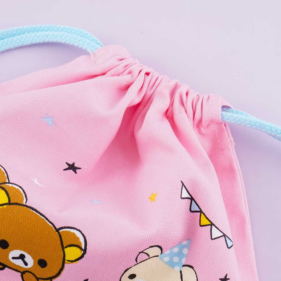 Rilakkuma Party Drawstring Pouch