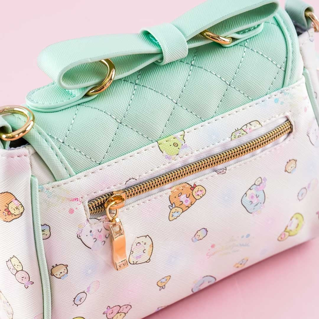 Sumikko Gurashi Tapioca Park Mint Multi-Strap Sling Bag