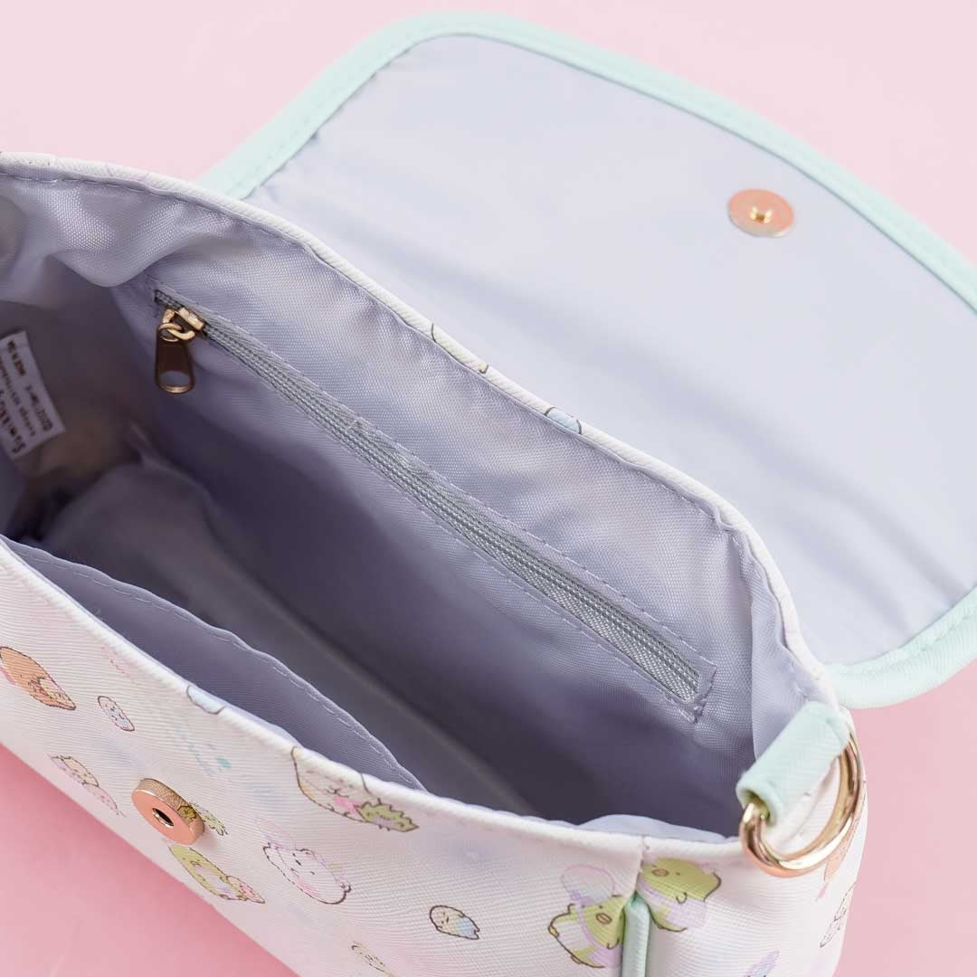 Sumikko Gurashi Tapioca Park Mint Multi-Strap Sling Bag