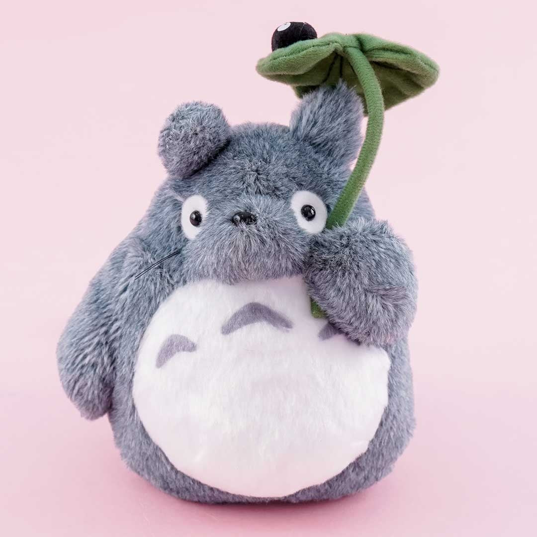 My Neighbor Totoro Otedama Plushie - Totoro & Soot Sprite / Medium