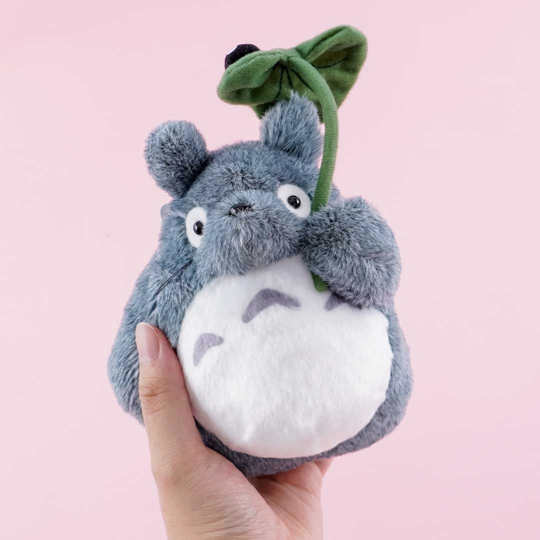 My Neighbor Totoro Otedama Plushie - Totoro & Soot Sprite / Medium