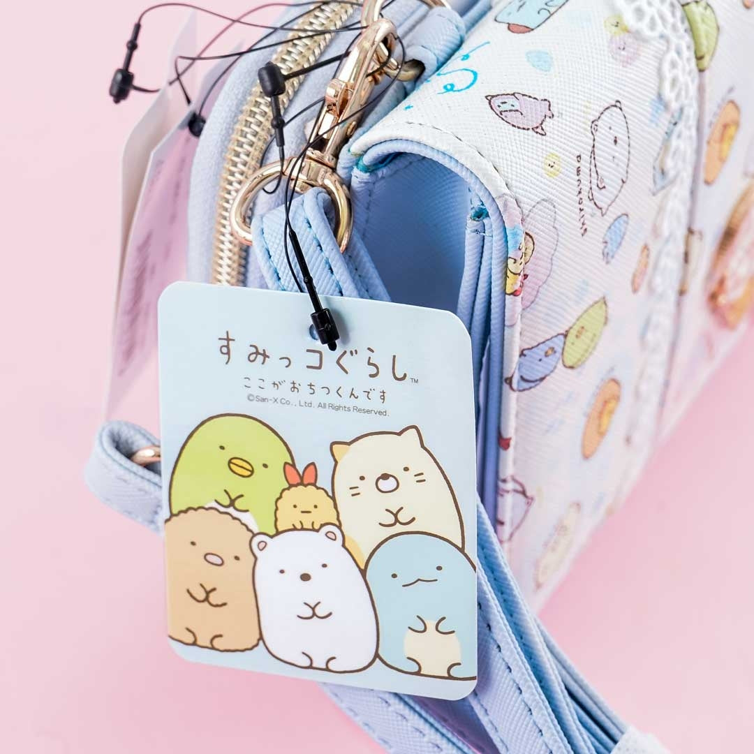 Sumikko Gurashi Sea Fantasy Blue Wallet Sling Bag