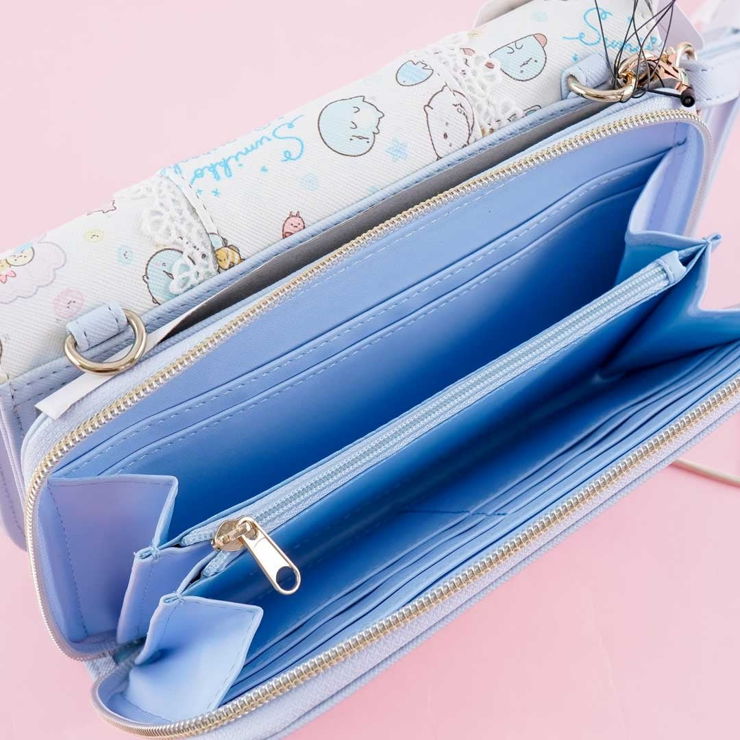 Sumikko Gurashi Sea Fantasy Blue Wallet Sling Bag