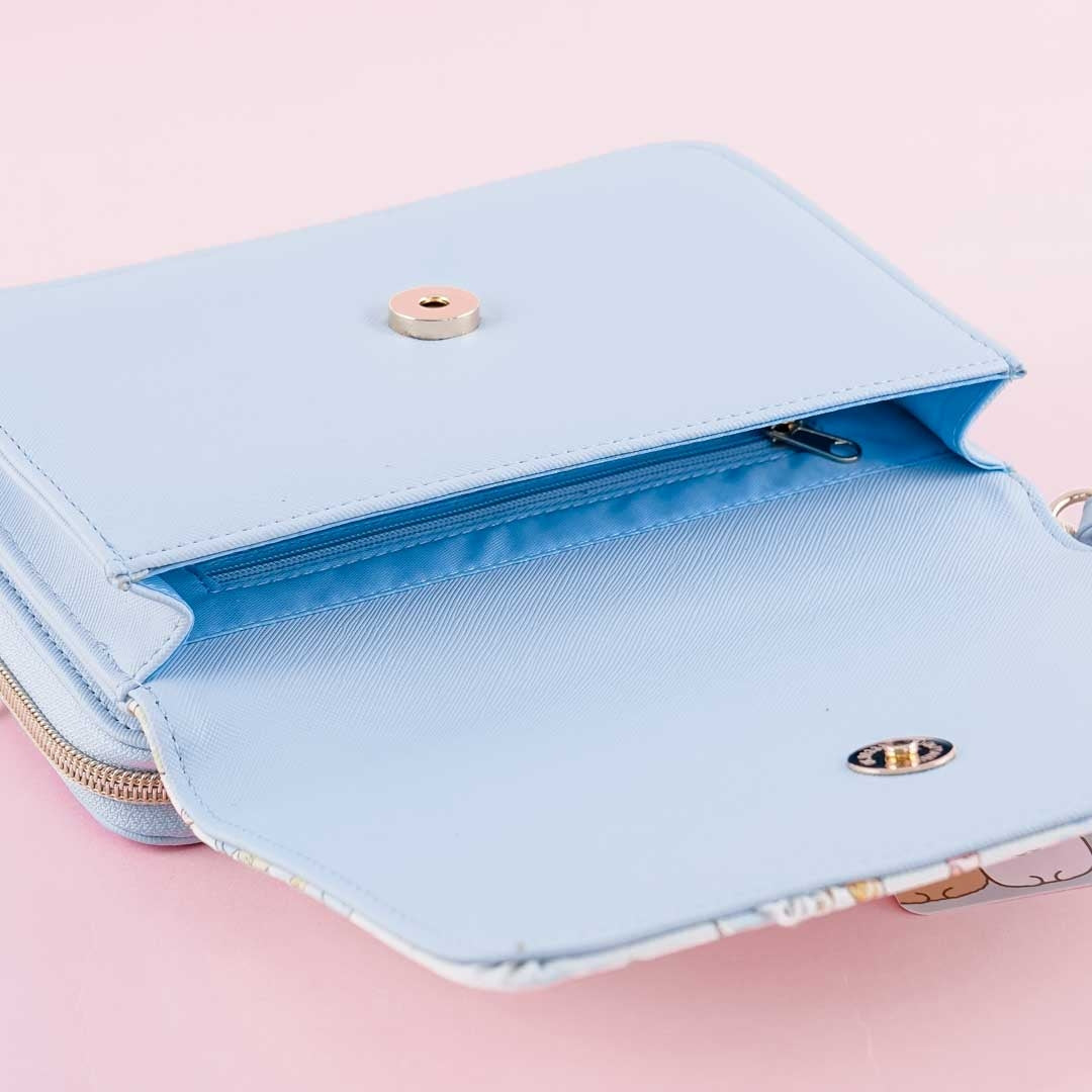 Sumikko Gurashi Sea Fantasy Blue Wallet Sling Bag